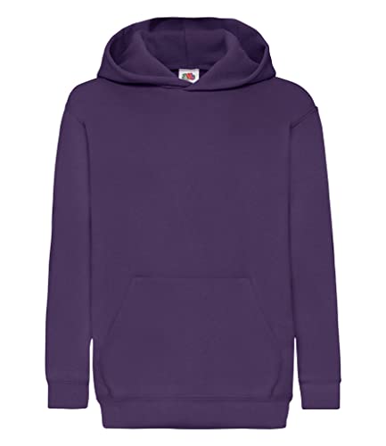 Fruit of the Loom Jungen Sweatshirt, Violett - Violett, 152 von Fruit of the Loom