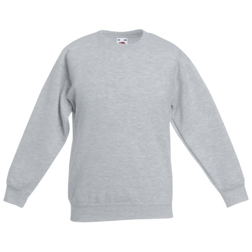 Fruit of the Loom Jungen Sweatshirt Mehrfarbig Heathergrau 9-11 Jahre Fruit of the Loom Jungen Sweatshirt Mehrfarbig Heathergrau 9-11 Jahre von Fruit of the Loom
