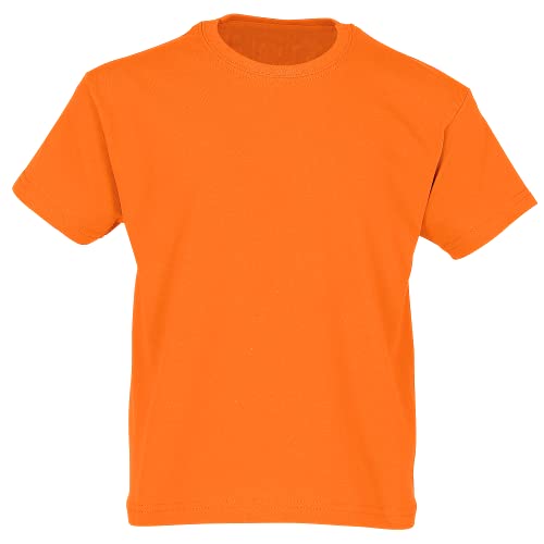 Fruit of the Loom 5er Pack Kids Original T-Shirt, Farbe:orange, Größe:152 von Fruit of the Loom