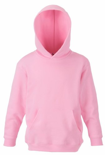Fruit of the Loom Kapuzen-Sweatshirt 62-037-0, Farbe:Light Pink;Größe:164 164,Light Pink von Fruit of the Loom