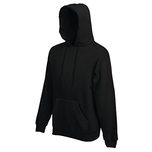 Fruit of the Loom - Kapuzen-Sweatshirt 'Hooded Sweat' M,Black von Fruit of the Loom