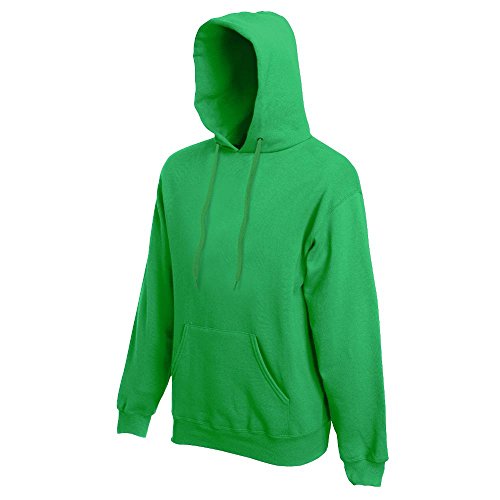 Fruit of the Loom - Kapuzen-Sweatshirt 'Hooded Sweat' M,Kelly Green von Fruit of the Loom