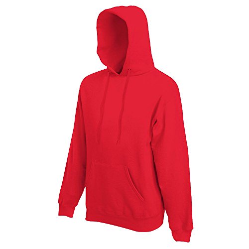 Fruit of the Loom - Kapuzen-Sweatshirt 'Hooded Sweat' XL,Red von Fruit of the Loom