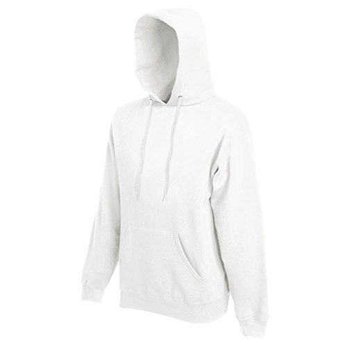 Fruit of the Loom - Kapuzen-Sweatshirt 'Hooded Sweat' XL,White von Fruit of the Loom