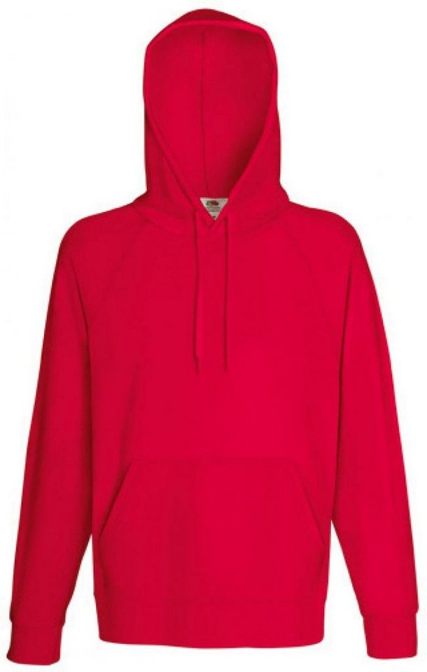 Fruit of the Loom Kapuzenpullover Lightweight Hooded Herren Sweatshirt mit Kaputze von Fruit of the Loom