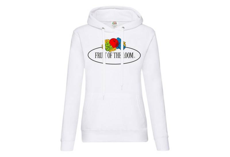 Fruit of the Loom Kapuzensweatshirt Damen Kapuzenpullover mit Vintage-Logo von Fruit of the Loom