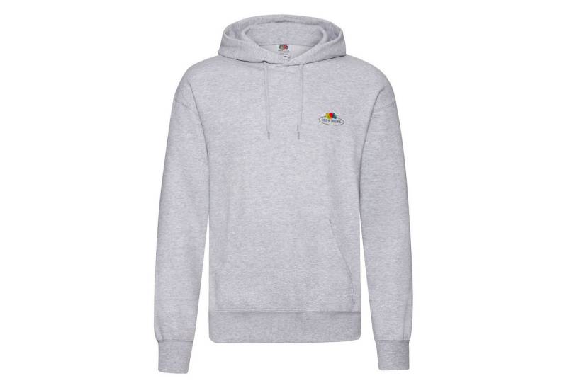 Fruit of the Loom Kapuzensweatshirt Kapuzen-Sweat mit kleinem Vintage-Logo von Fruit of the Loom