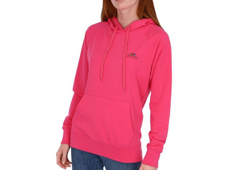 Fruit of the Loom Kapuzensweatshirt leichter Damen Kapuzenpullover mit Vintage-Logo von Fruit of the Loom