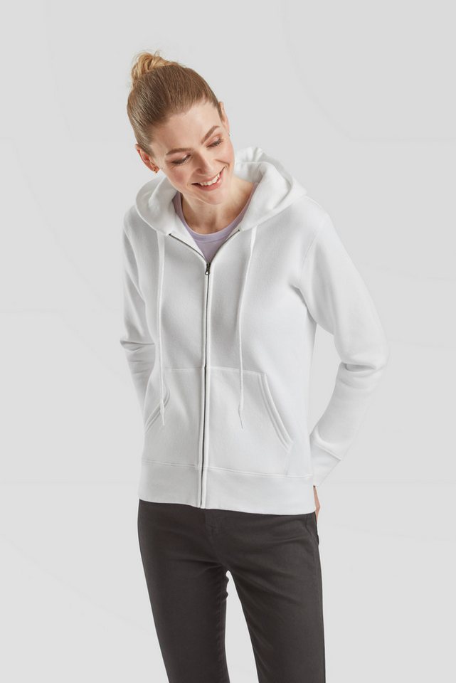 Fruit of the Loom Kapuzensweatshirt Lady-Fit Premium hooded Sweat Jacket von Fruit of the Loom
