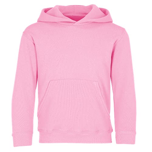 Fruit of the Loom Kids' Hooded Sweat, Light Pink, 128 von Fruit of the Loom