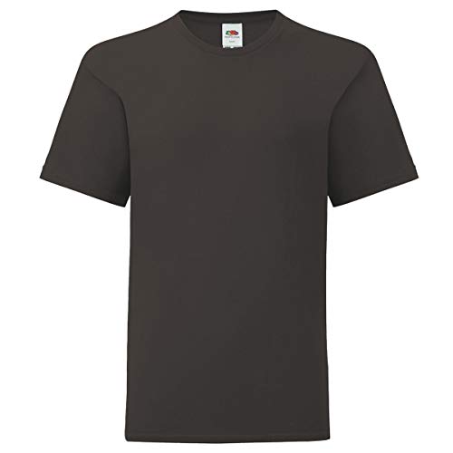 Fruit of the Loom Kids Iconic T-Shirt Größe 104-164, Farbe:Graphit, Größe:152 von Fruit of the Loom