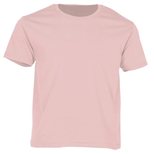 Fruit of the Loom Kids Iconic T-Shirt Größe 104-164, Farbe:Powder Rose, Größe:152 von Fruit of the Loom