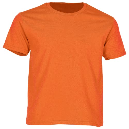 Fruit of the Loom Kids Iconic T-Shirt Größe 104-164, Farbe:orange, Größe:128 von Fruit of the Loom