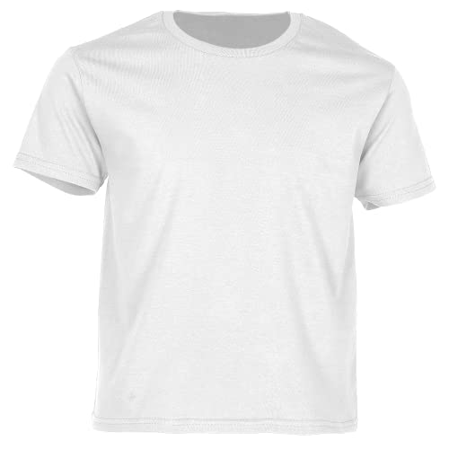 Fruit of the Loom Kids Iconic T-Shirt Größe 104-164 (1er/5er Pack), Farbe:Weiß, Größe:128 von Fruit of the Loom