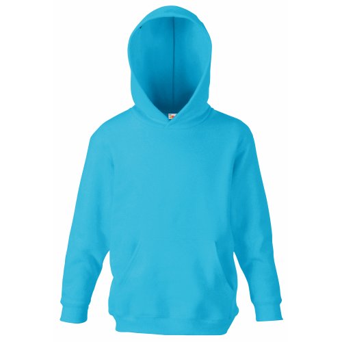 Fruit of the Loom Kids Kapuzen Sweatshirt 62-043-0 164 (14-15),Azure Blue von Fruit of the Loom