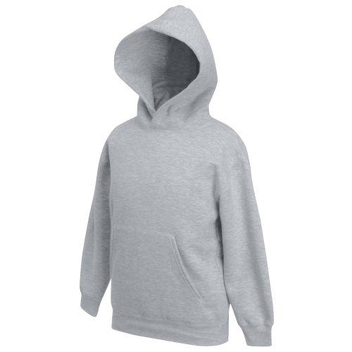 Fruit of the Loom Kids Kapuzen Sweatshirt 62-043-0 164 (14-15),Heather Grey von Fruit of the Loom