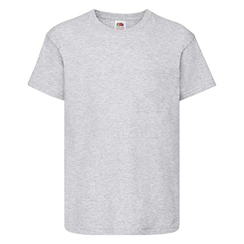 Fruit of the Loom Kids Original T-Shirt, Farbe:Graumeliert, Größe:152 von Fruit of the Loom