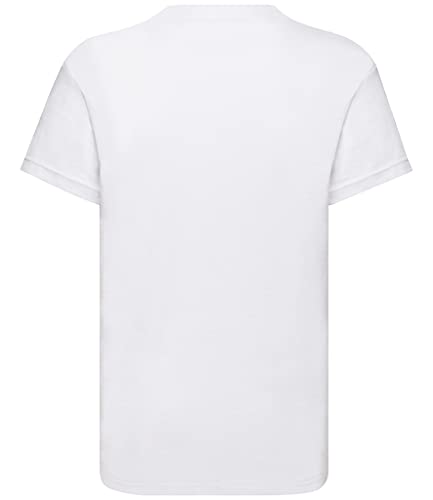 Fruit of the Loom Kids Original T Shirt - 21 Colours/Age 3-15 Y - White - 1213 von Fruit of the Loom