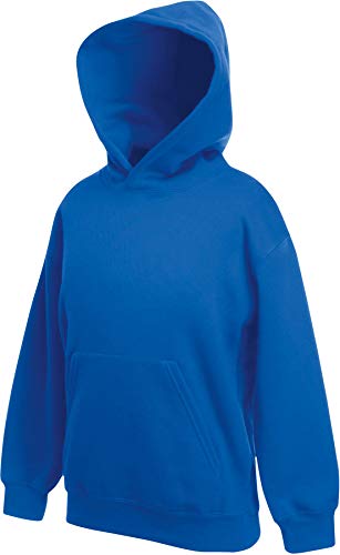 Fruit of the Loom Kinder Hooded Sweat, Royal Blue, 128 von Fruit of the Loom