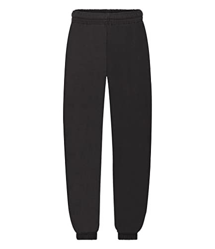 Fruit of the Loom Kinder Hose Classic Jog Pants, Schwarz (Schwarz 36), 140 von Fruit of the Loom