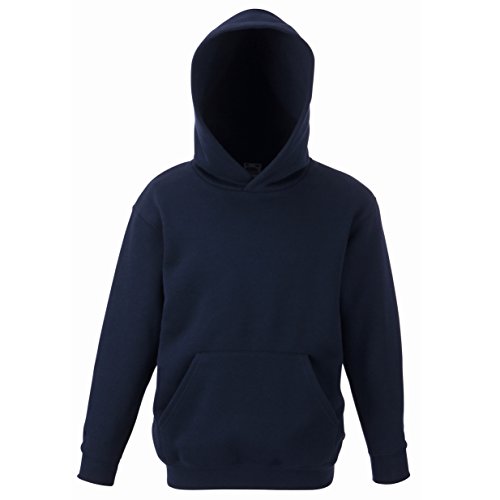 Fruit of the Loom Kinder Kapuzenpullover, Blau 5-6 Jahre von Fruit of the Loom