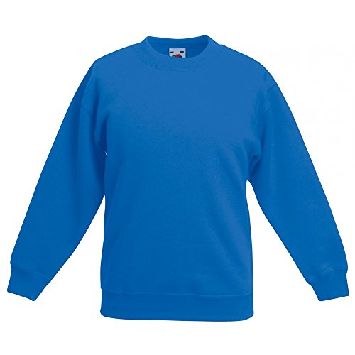 Fruit of the Loom Kinder Pullover Premium 70/30 (12/13 Jahre) (Royal Blau) von Fruit of the Loom