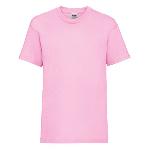 Fruit of the Loom Jungen T-Shirt, Rosa, 3-4 Jahre (104) von Fruit of the Loom