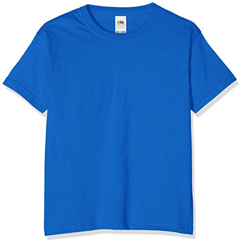 Fruit of the Loom Jungen T-Shirt, Royalblau, 3-4 Jahre (104) von Fruit of the Loom