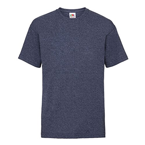 Fruit of the Loom Jungen T-Shirt, Vintage Navy Meliert, 12-13 Jahre (152) von Fruit of the Loom