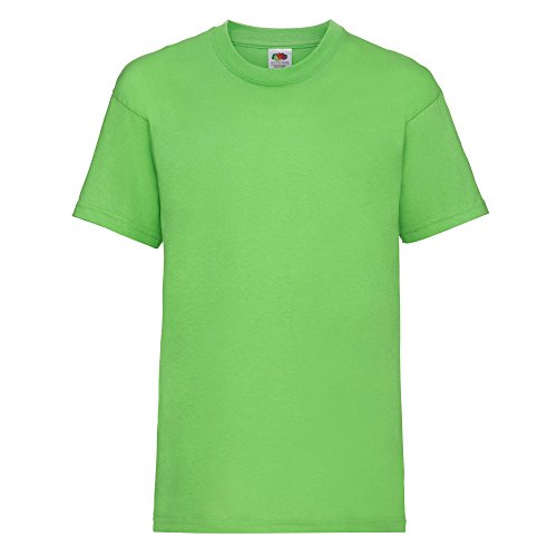 Fruit of the Loom Jungen T-Shirt, Grün (Lime), 14-15 Jahre (164) von Fruit of the Loom