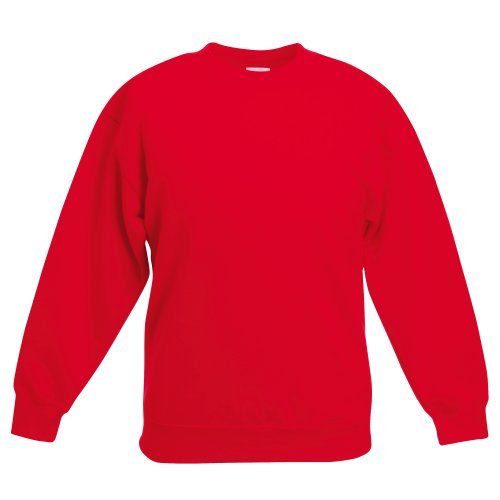 Fruit of the Loom Kinderpullover, rot, 5-6 Jahre von Fruit of the Loom