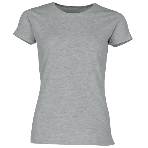 Fruit of the Loom Ladies Iconic T-Shirt Größe S - XXL, Farbe:Athletic Heather, Größe:2XL von Fruit of the Loom