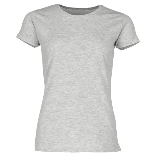 Fruit of the Loom Ladies Iconic T-Shirt Größe S - XXL, Farbe:Graumeliert, Größe:2XL von Fruit of the Loom