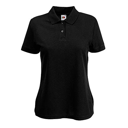 Fruit of the Loom - Ladies Polo Mischgewebe S,Black Fruit of the Loom - Ladies Polo Mischgewebe S,Black von Fruit of the Loom