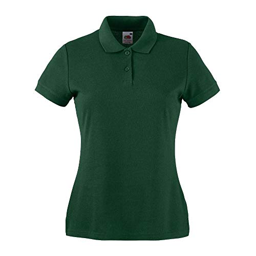 Fruit of the Loom - Ladies Polo Mischgewebe XL,Bottle Green von Fruit of the Loom