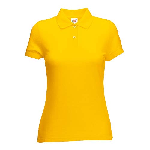 Fruit of the Loom - Ladies Polo Mischgewebe XXL,Sunflower von Fruit of the Loom