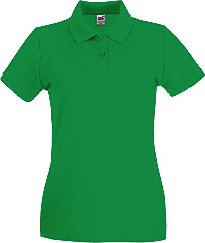 Fruit of the Loom Ladies Premium Polo Grün Kelly Green L von Fruit of the Loom