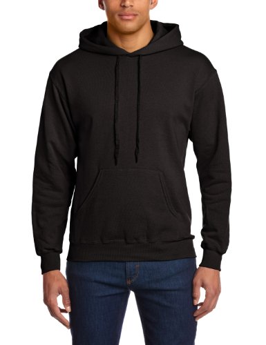 Fruit of the Loom - Lady-Fit Hooded Sweat L,Black von Fruit of the Loom