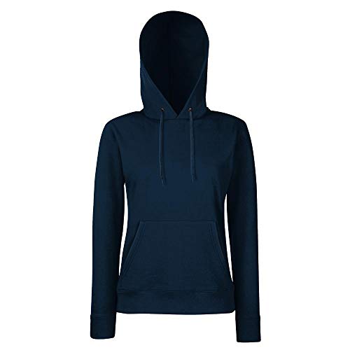 Fruit of the Loom - Lady-Fit Hooded Sweat M,Deep Navy von Fruit of the Loom