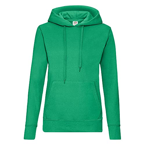 Fruit of the Loom - Lady-Fit Hooded Sweat XXL,Kelly Green von Fruit of the Loom
