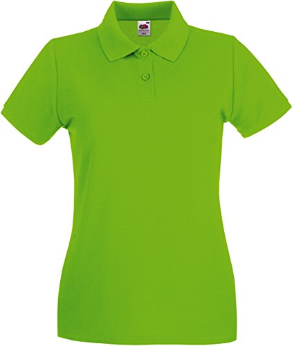 Fruit of the Loom Lady-Fit Premium Polo Gr. XXL, Grün - Lime von Fruit of the Loom