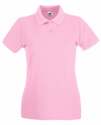 Fruit of the Loom Lady-Fit Premium Poloshirt 2017 L Light Pink von Fruit of the Loom