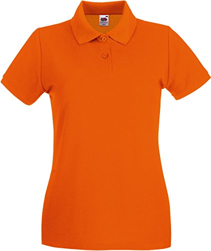 Fruit of the Loom Lady-Fit Premium Poloshirt 2017 XS Orange von Fruit of the Loom