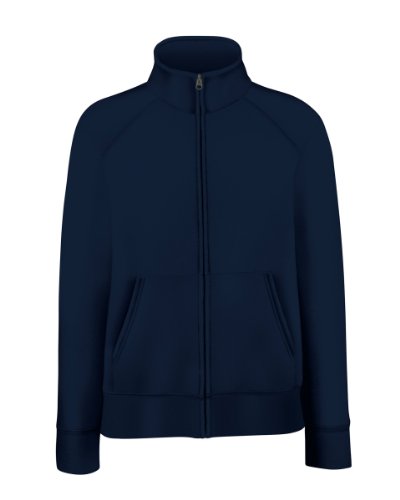 Fruit of the Loom - Lady-Fit Sweat Jacket - Modell 2013 / Deep Navy, XS XS,Deep Navy von Fruit of the Loom