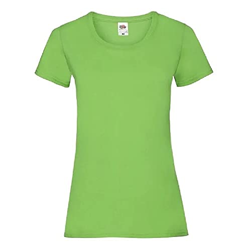 Fruit of the Loom Lady-Fit Valueweight Damen T-Shirt (M) (Limette) von Fruit of the Loom