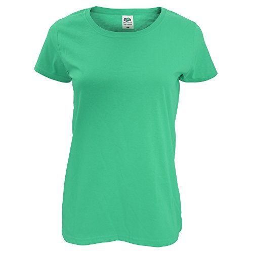 Fruit of the Loom - Lady-Fit Valueweight T - Kelly Green - M (12) von Fruit of the Loom