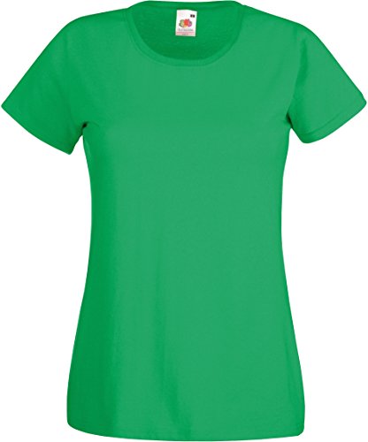 Fruit of the Loom - Lady-Fit Valueweight T - Kelly Green - S (10) von Fruit of the Loom