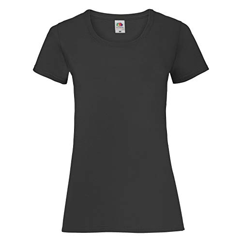 Fruit of the Loom - Lady-Fit Valueweight T - Modell 2013 L,Black von Fruit of the Loom