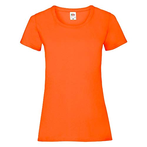 Fruit of the Loom - Lady-Fit Valueweight T - Modell 2013 L,Orange von Fruit of the Loom