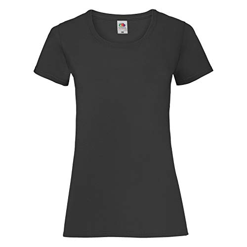 Fruit of the Loom - Lady-Fit Valueweight T - Modell 2013 S,Black von Fruit of the Loom